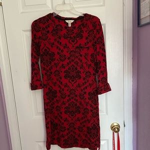 Red/Black Soma Pijama Dress